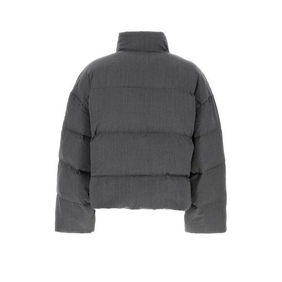 Entire Studios Unisex Dark Grey Wool Down Jacket